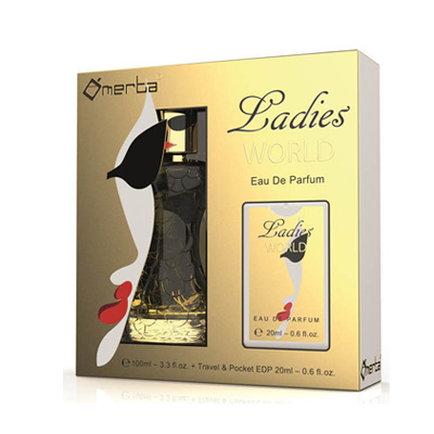 Σετ γυναικείο Ladies world με EDP 100ml & άρωμα τσέπης 20ml